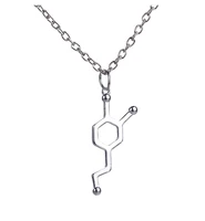 new hexagon chemical molecular structure pendant necklace chemistry molecule love chemical formula polygon geometry necklace