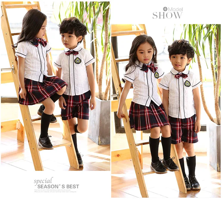 Для мальчиков и девочек Производительность Костюм Детская школьная форма куртка