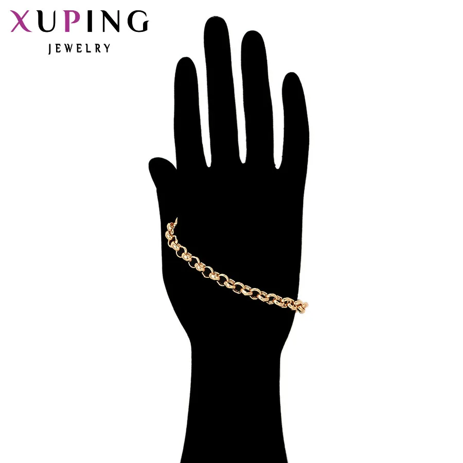 Xuping новый стиль браслет ювелирные изделия золото цвет покрытием с окружающей