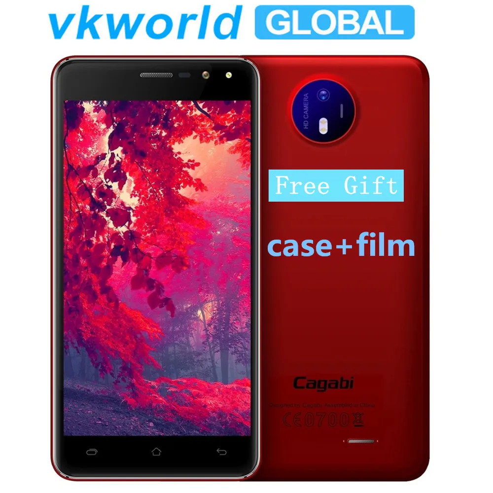 Оригинальный VKworld Cagabi One мобильный телефон 5 0 дюймов IPS MTK6580A четырехъядерный Android 6