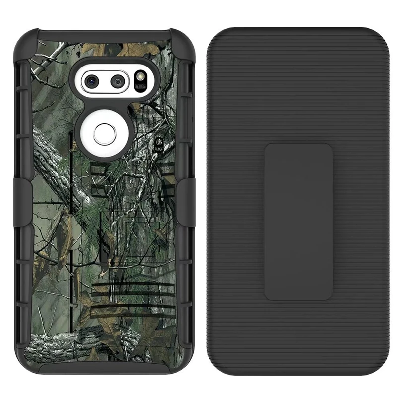 Чехол для LG V30 6 0 &quotHybrid Heavy Duty 3 в 1 военный Камуфляжный жесткий противоударный