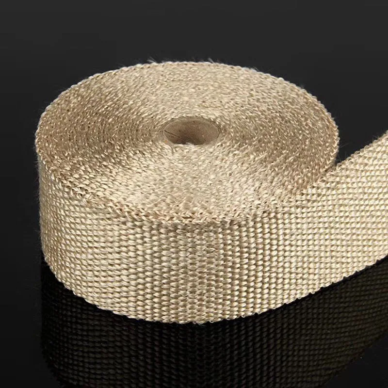 10 м термопленка Venta Caliente de Calor De Escape Escudo Tan Protectora cinta Aislante A Prueba Fuego Tela Rollo Kit para|para| |