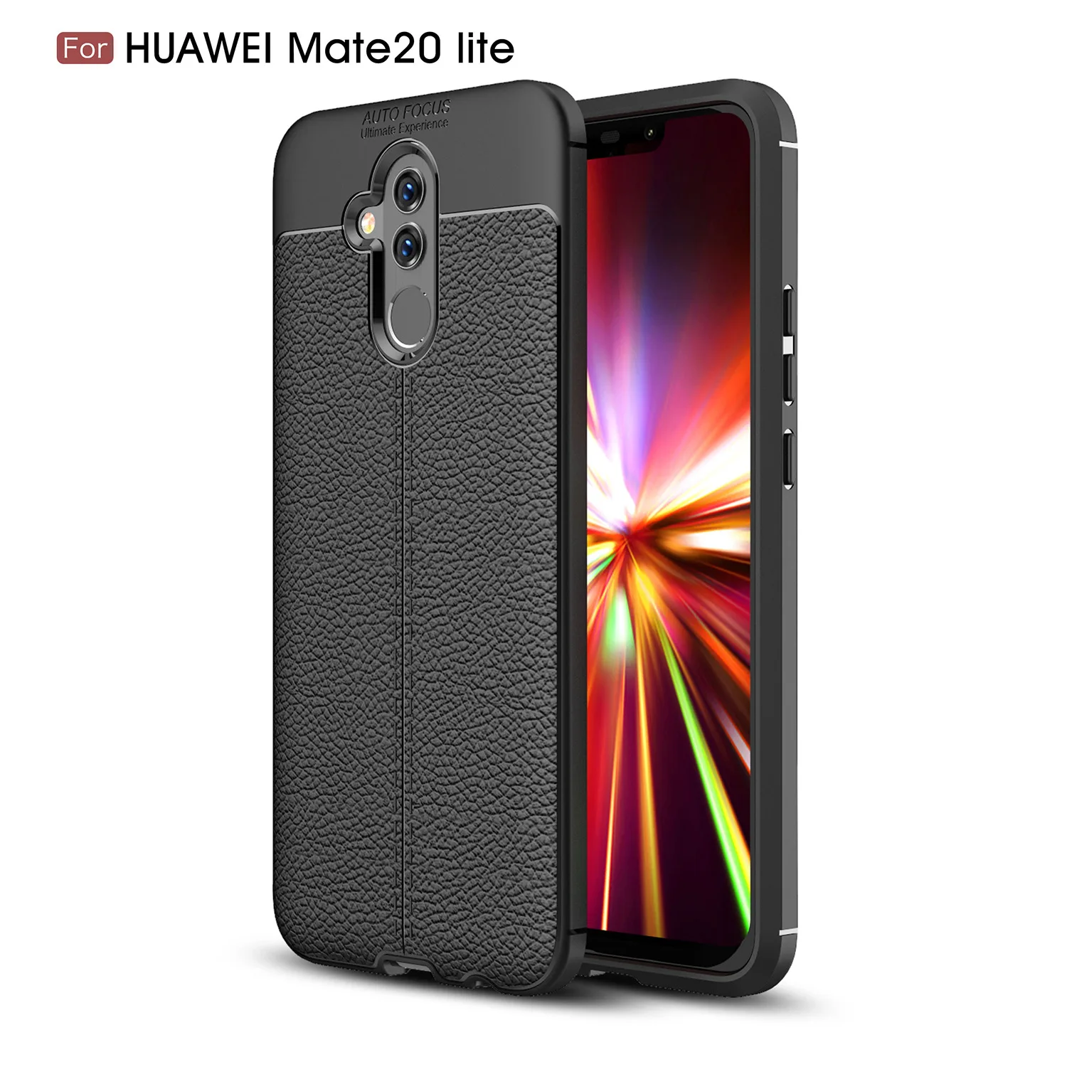 Для huawei Коврики 20 lite чехол мягкий тонкий кожаный силиконовые ударопрочный