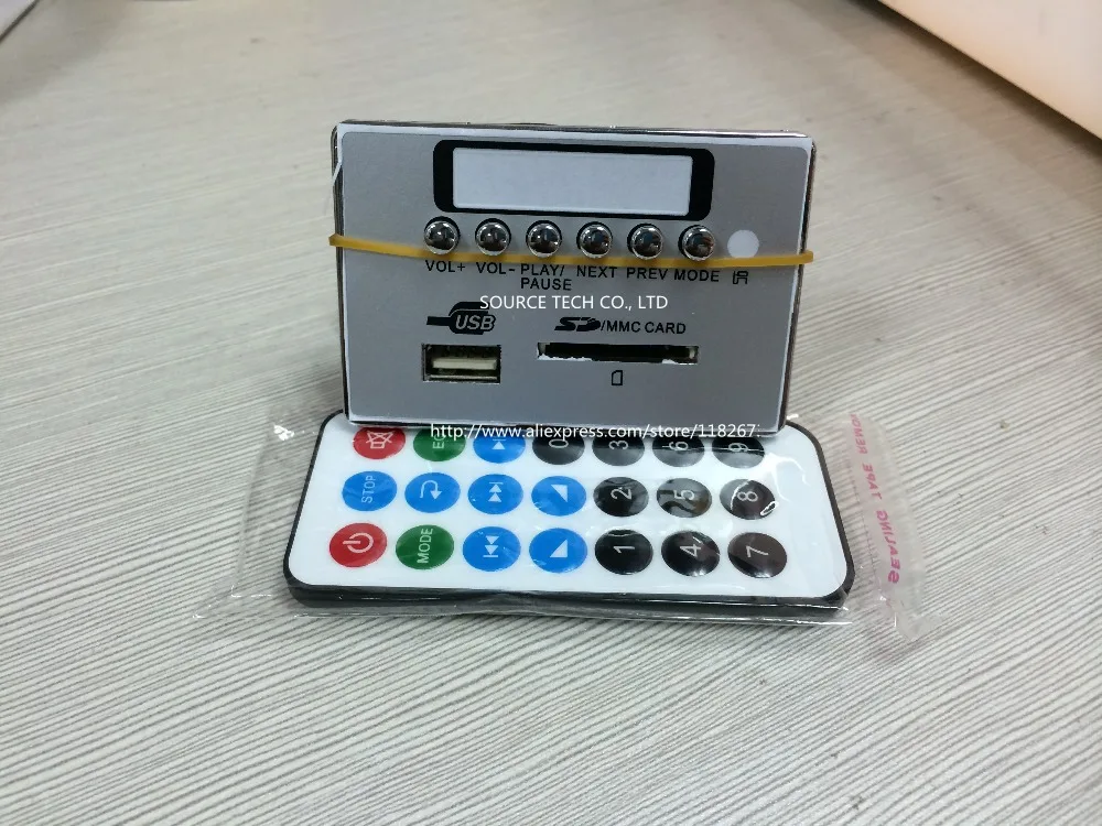 6 Keys MP3 Decode Board Bluetooth Decoder Module Lossless WAV FREE SHIPPING | Электронные компоненты и