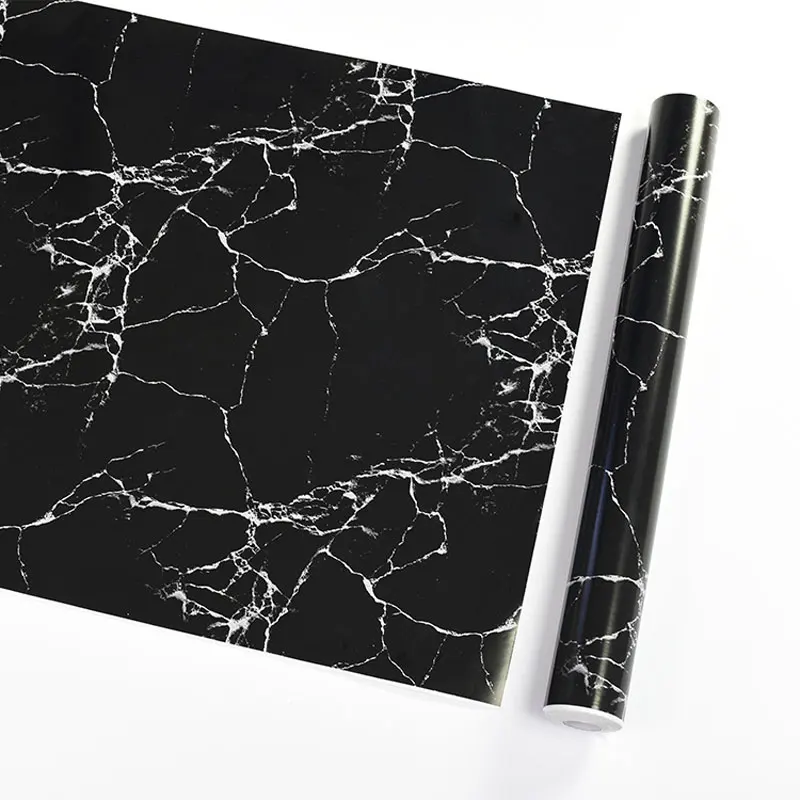 Самоклеющиеся мраморные 3D обои Кухня Ванная комната Художественный фон домашний