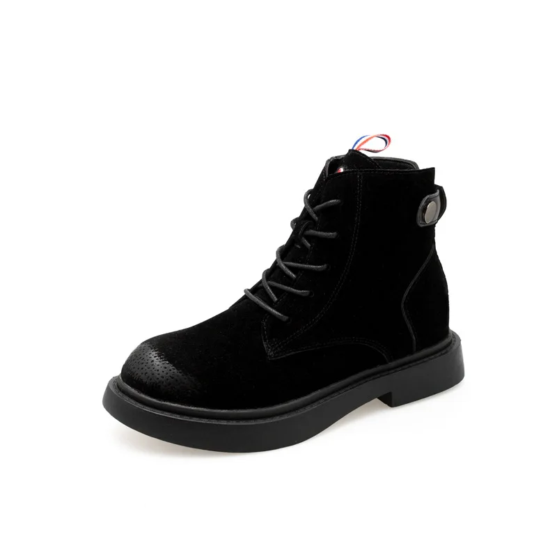 

Women Winter Boots Lace Up Short Boot Women Causal Ankle Boots Platform Shoes Woman Keep Warm Martin Boots Flats Ladies Shoes