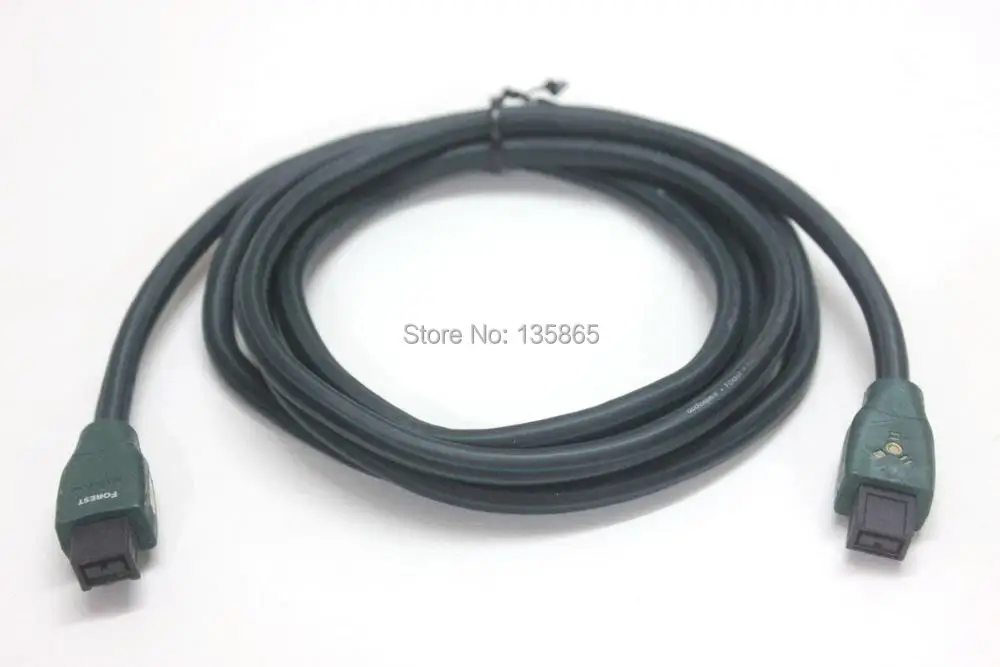 Бывший в употреблении кабель FOREST iLink FireWire 800 _ 9pin до для пк DV MAC|Компьютерные кабели