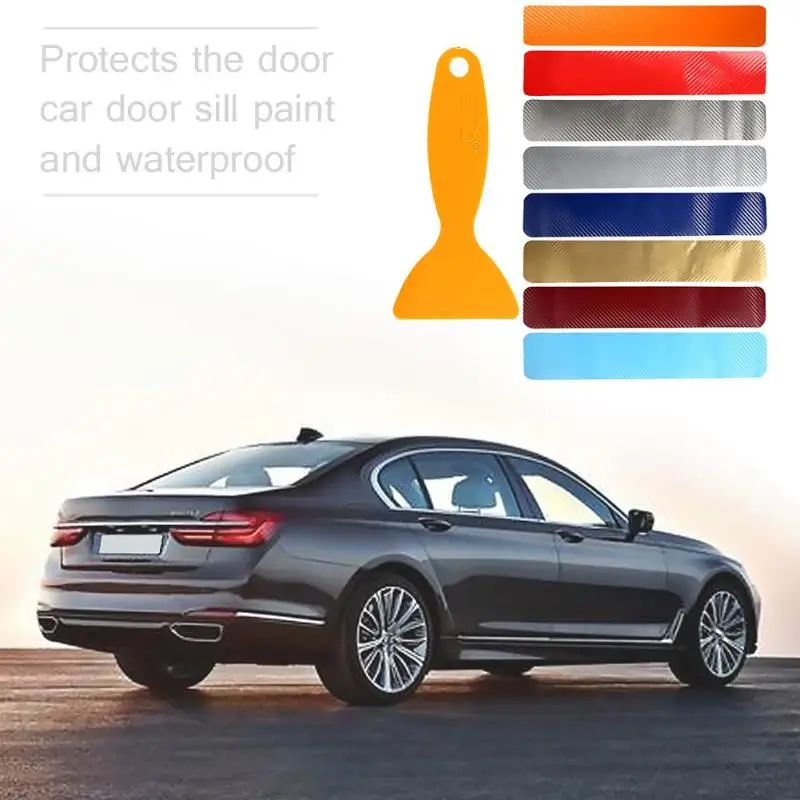 4 шт./компл. универсальные наклейки для автомобиля сделай сам 3D углеродное