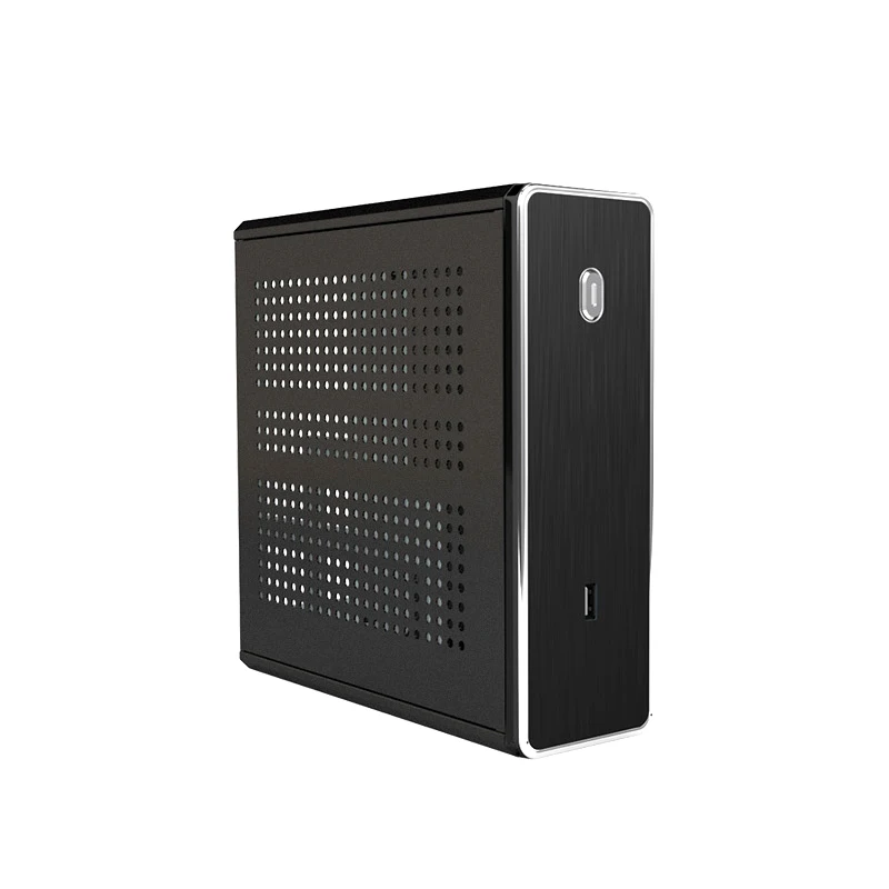Настольный htpc чехол REALAN mini itx для компьютера без блока питания SGCC 0 8 мм черный