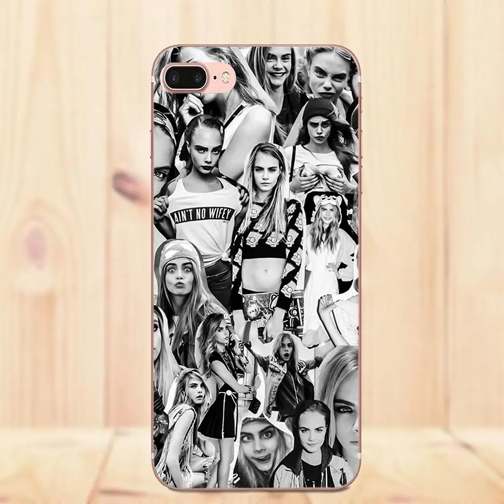 Maerknon Cara Delevingne для Xiaomi Redmi 5 4A 3 3S Pro Mi4 Mi4i Mi5 Mi5S Mi Max Mix 2 Note 4 Plus прозрачный мягкий