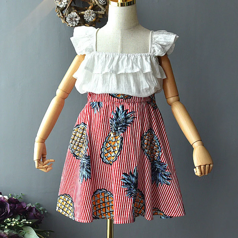 Комплекты для девочек Коллекция 2020 года Новая летняя детская одежда Модная