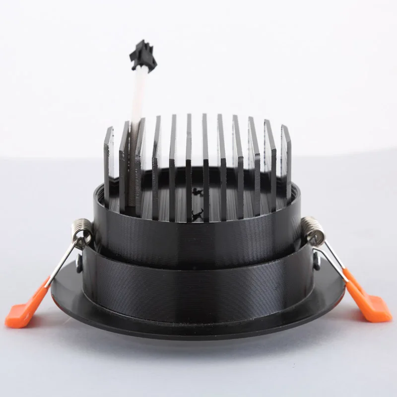 Apliques empotrados regulables mazorca Downlights LED 7W 9W 12W lámparas de techo LED AC85 ~ 265V LED luces de punto blanco cálido/blanco frío iluminación interior