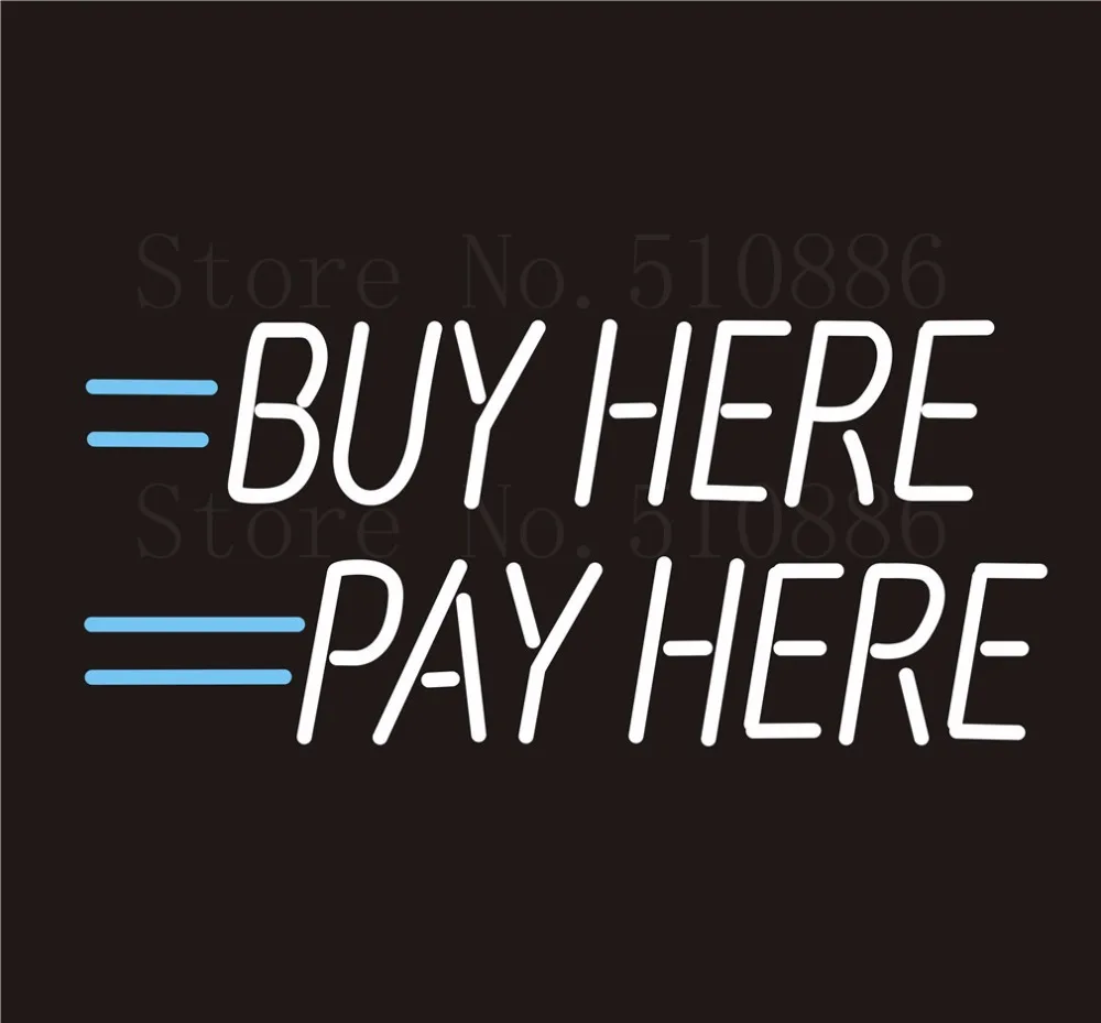 Неоновая вывеска на заказ покупайте здесь платите стеклянная трубка пивной бар