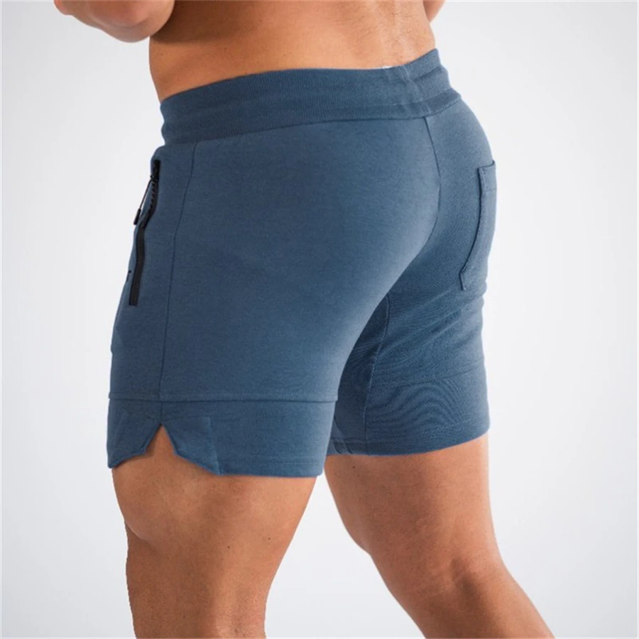 M-2XL, мужские летние повседневные сетчатые шорты, мужские брендовые новые пляжные шорты, одноцветные Дышащие Модные Повседневные Шорты с эластичной талией для спортзала