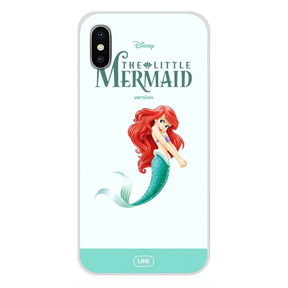 Аксессуары чехол для телефона Ариэль маленькая Русалка Apple IPhone X XR XS MAX 4 4s 5 5S 5C SE 6 S 7