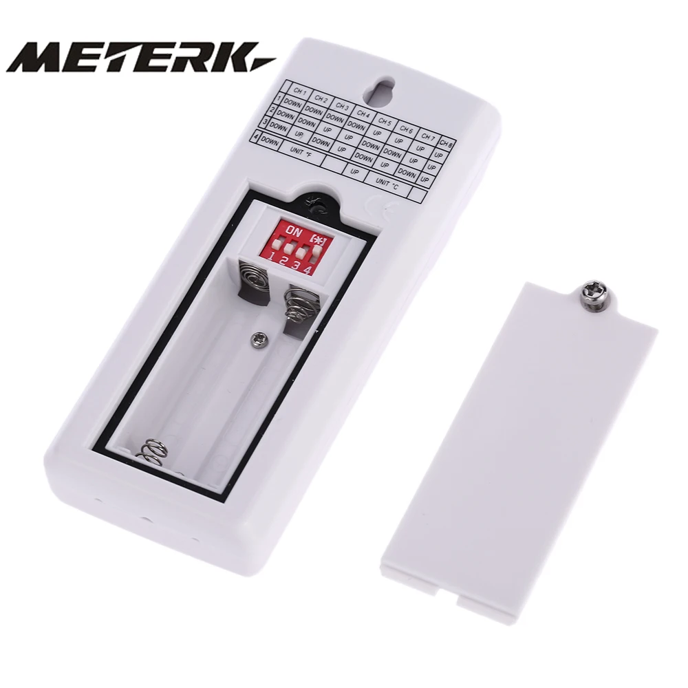 Метеостанция с термометром и ЖК дисплеем беспроводной 8 канальный