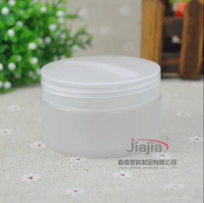 Бесплатная доставка: прозрачная матовая/прозрачная ПЭТ банка 100 г с крышкой +