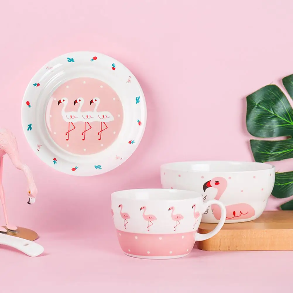 4 шт. Детские Керамические Столовые приборы TPFOCUS|Столовые сервизы| |