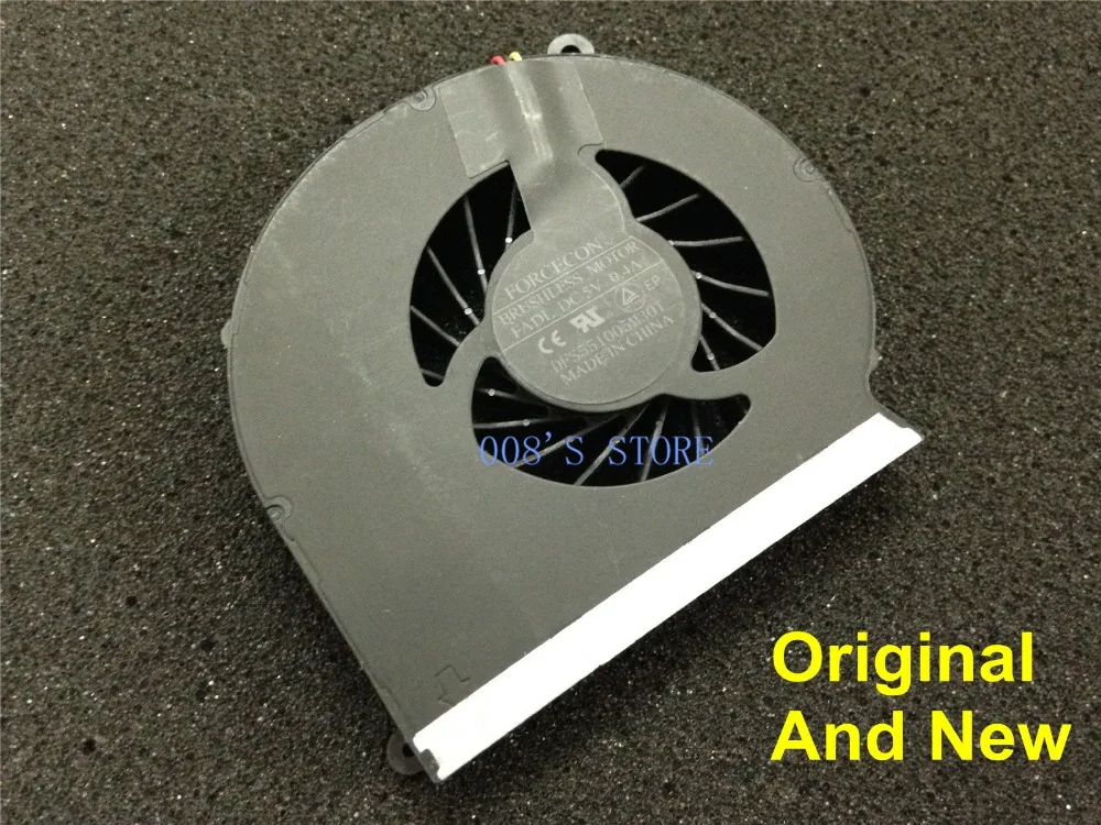 

New CPU Cooler Fan For HP Compaq CQ43 G43 CQ57 G57 430 431 435 436 630 631 635 636 DFS551005M30T 5V 0.4A 646180-001 646182-001