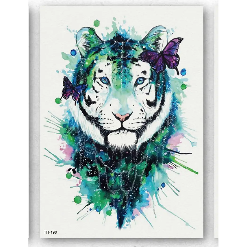 Unisex Fashion Waterproof Various Styles Pattern Tattoo Sticker Multicolor 0.008kg | Красота и здоровье