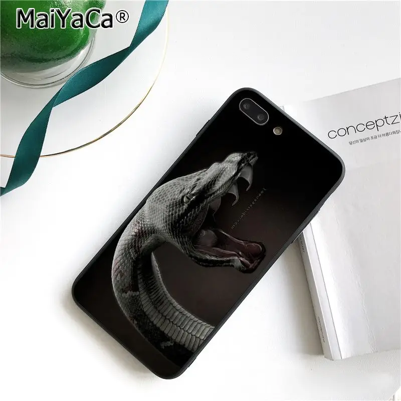 A14 MaiYaCa ручная змея Цветок Змея Живопись чехол для телефона для iphone 11 Pro 11Pro Max 6S 6plus 7 7plus 8 8Plus X Xs MAX 5 5S XR - Цвет: A14