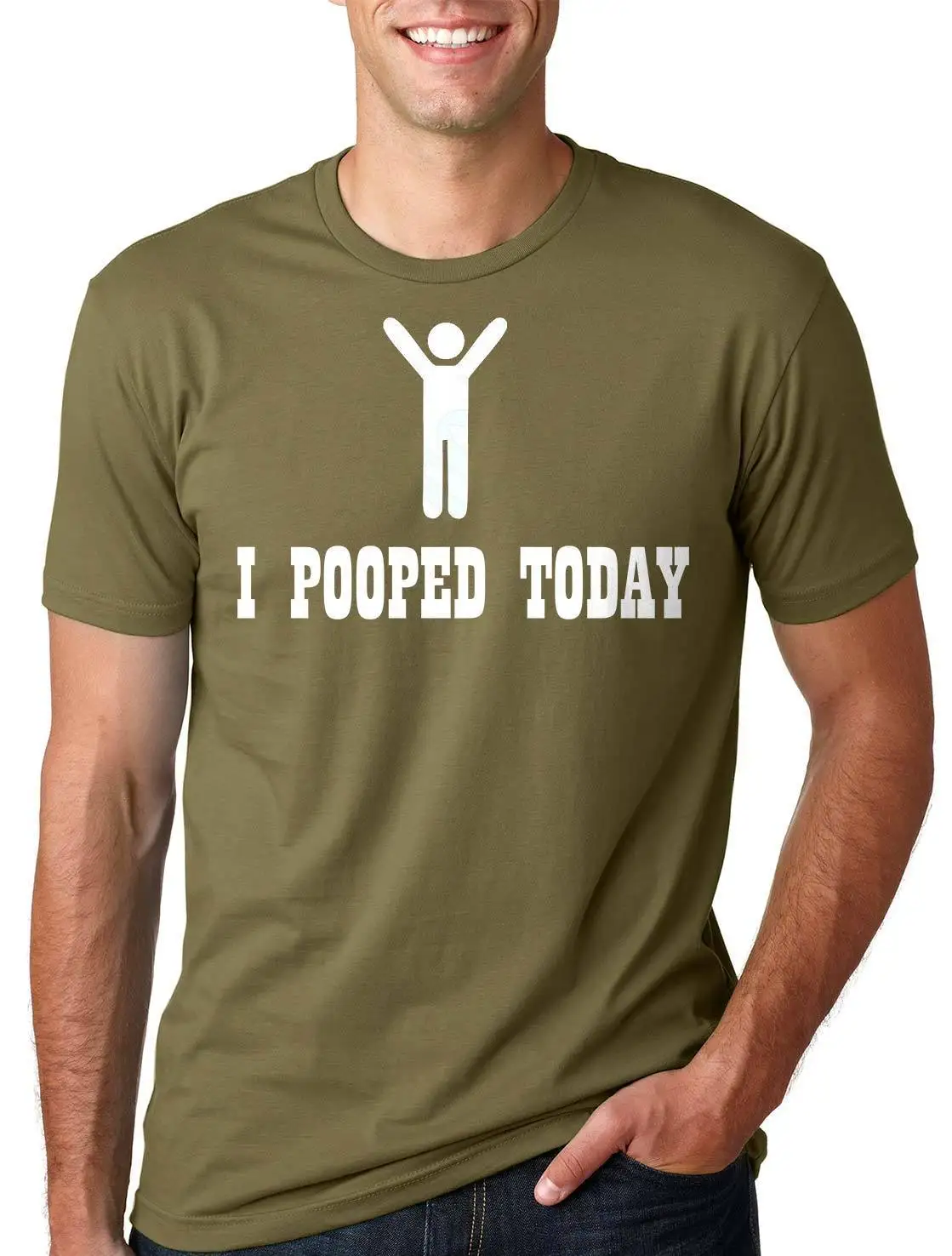 Мужская футболка 2019 для высоких и больших мужчин I Poop Today забавная рубашка мышц|men t