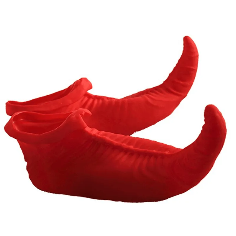 Funny Rubber Pointed Clown Shoes Amusement Park Circus Performance Party Dress Decor Purim Halloween Christmas|purim| |