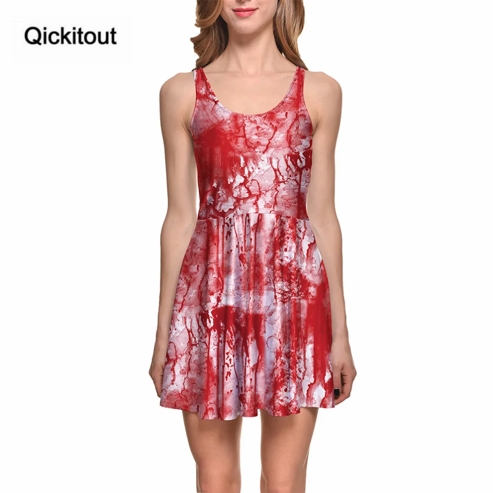 Qickitout платье новое поступление лето Хэллоуин Для женщин пикантные Повседневное