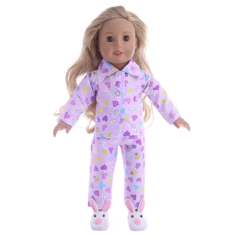Handmade Doll pajamas suit the best gifts for 18 inch American and 43cm baby doll clothes accessoreis | Игрушки и хобби