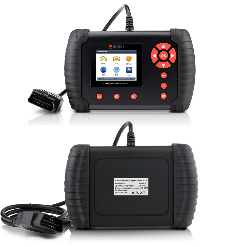 VIDENT iLink440 4 Система диагностический инструмент двигатель ABS воздушная подушка SRS