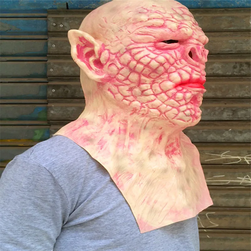 Новинка 2017 популярная таяющая Полнолицевая маска зомби кровавая немертвая