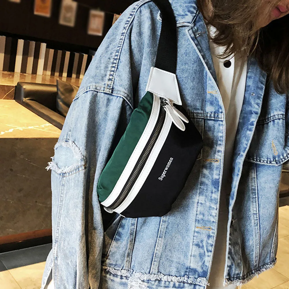 2018 Новое поступление холщовая модная поясная сумка унисекс для девочек