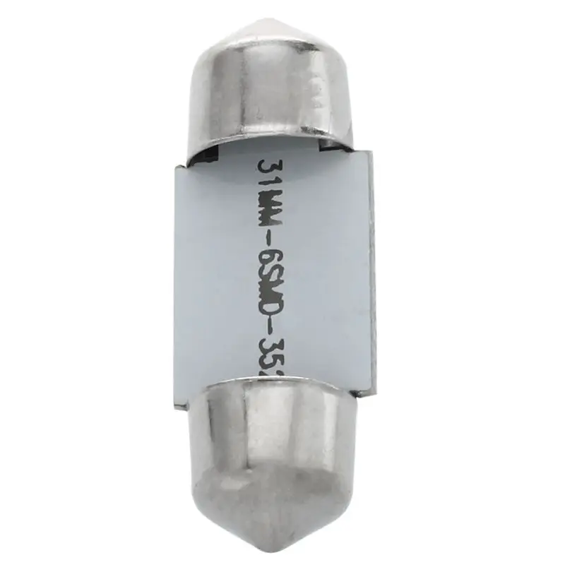 8x31 мм 6 SMD СВЕТОДИОДНЫЙ теплый белый автомобиль внутренняя гирлянда карта лампа