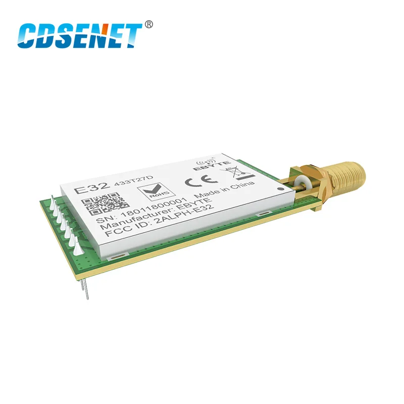 1 шт. LoRa SX1278 433 мГц Беспроводной rf модуль CDSENET E32-433T27D UART iot Long Range 5 км SX1276 передатчик и