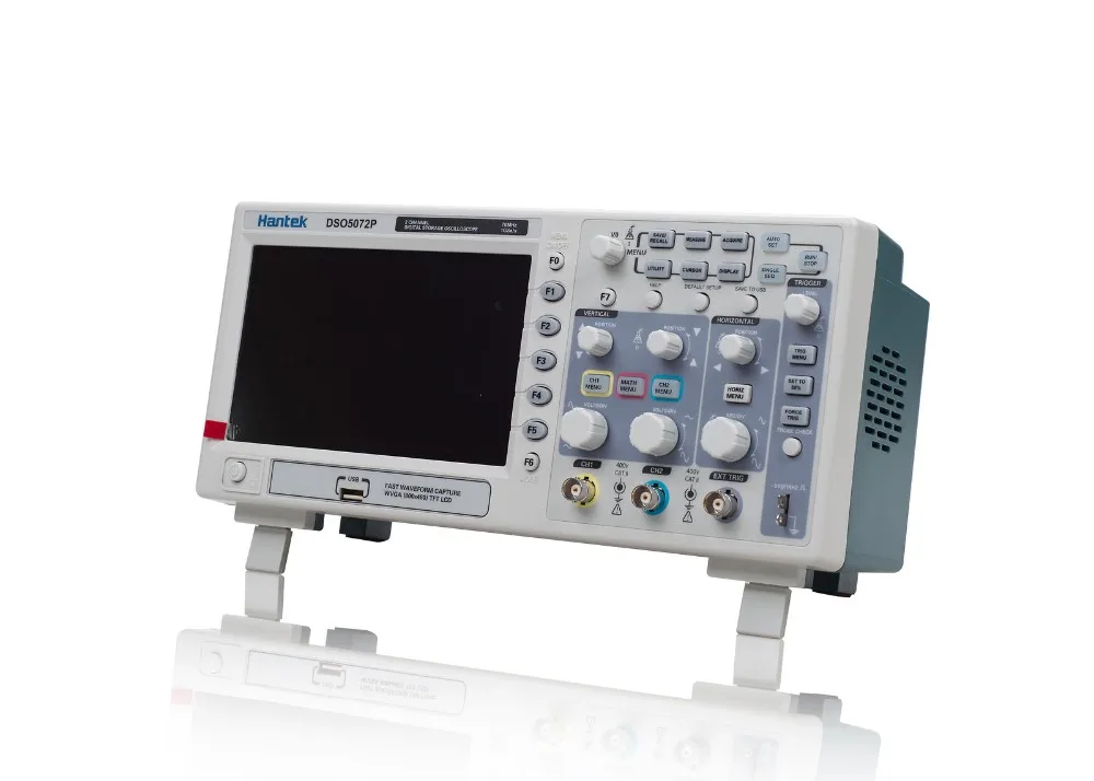 Hantek DSO5102P Цифровой осциллограф с ЖК дисплеем USB 1 Гвыб./с 100 МГц 17 8 см TFT Портативный