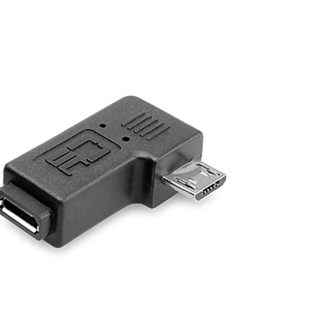 Переходник 1 пара правый левый Угол Micro USB Male 90 градусов To Female|Соединители| |