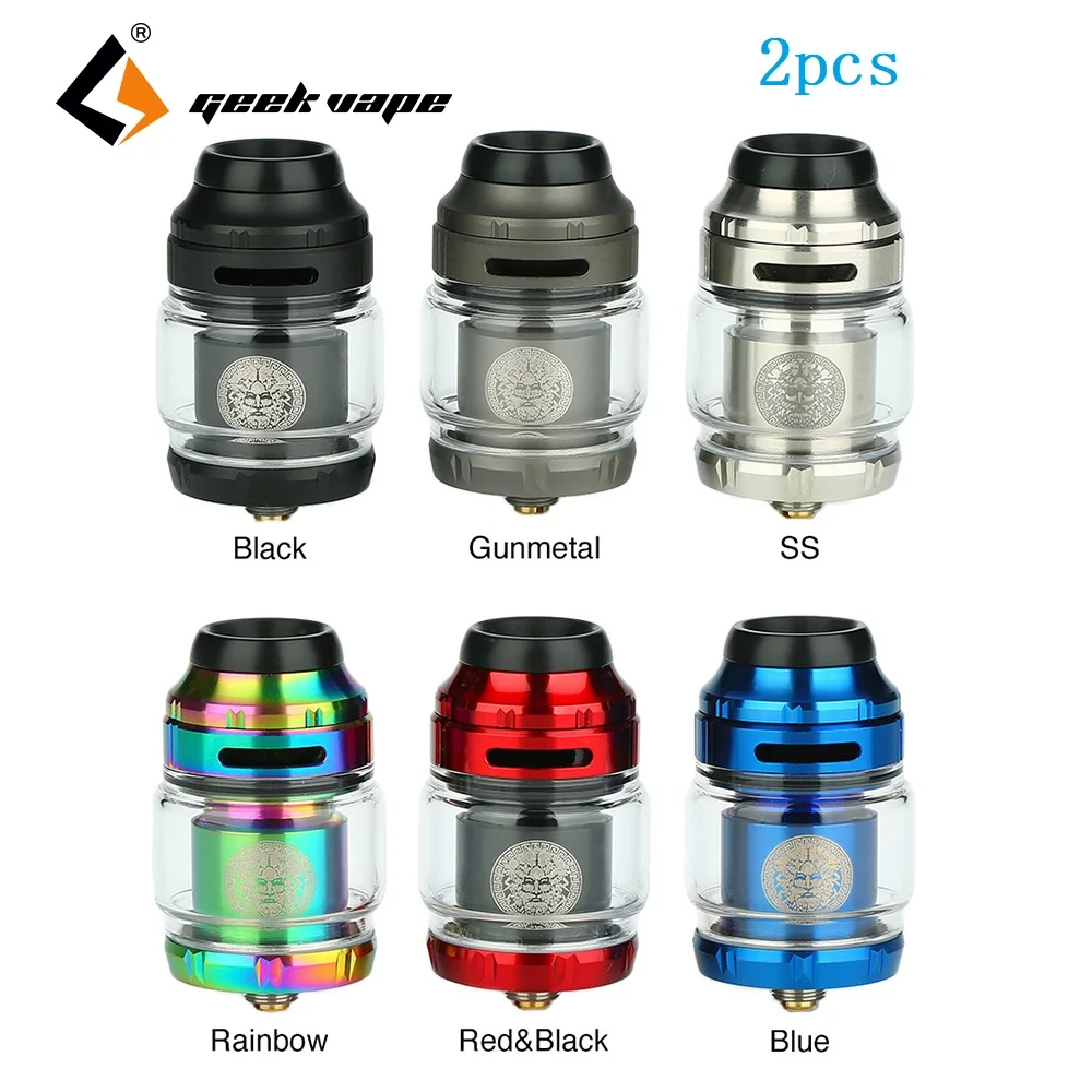 2 шт./лот бак для вейпа Geekvape Zeus X RTA 4 5 мл/2 мл емкость с одной/двойной катушкой