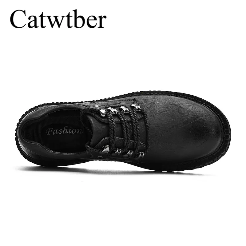 Catwtber New Men PU Shoes Fashion Men's Casual Flats Autumn Sneakers Hombre Classic Street Leisure Flat Moccasins | Обувь