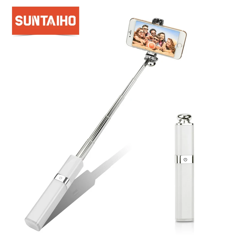 Suntaiho губная помада Bluetooth селфи палка монопод для iPhone XS MAX XR X 8 7 plus samsung huawei Xiaomi палки