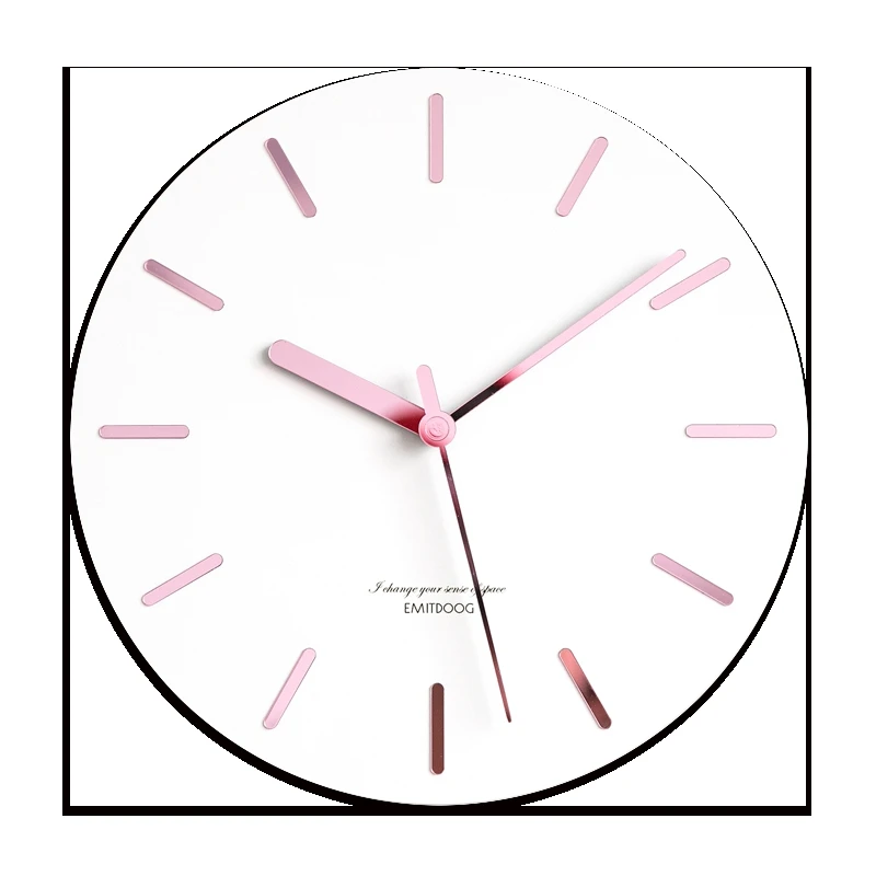 Nordic Clock Modern Minimalist Creative Wall Clocks Living Room Bedroom Home Decoration Accessories Hanging Watches | Дом и сад