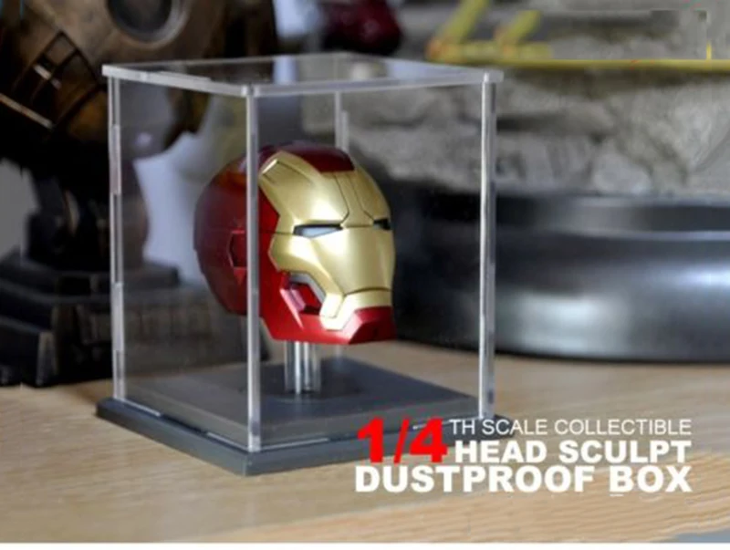1/4 весы рисунок аксессуар прозрачная Пылезащитная коробка для 18 &quotфигурка