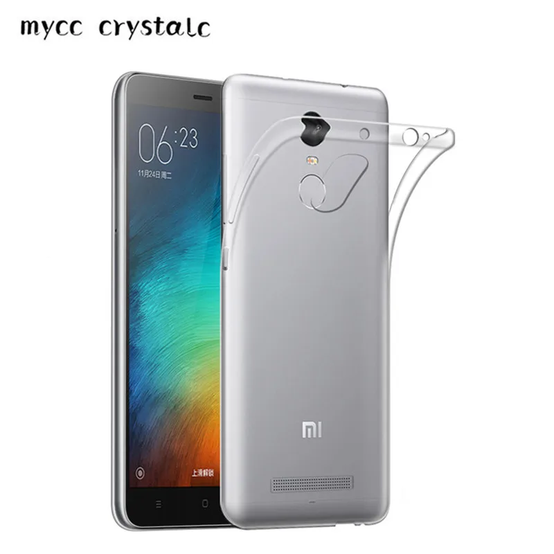 Прозрачный мягкий ТПУ чехол для Xiaomi Redmi Note 3 силиконовый Pro 5 дюймов прозрачный