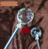 round ball crystal scepters magic wand gold silver sceptre pageant birthday party wedding magic fairy king costumes props gift