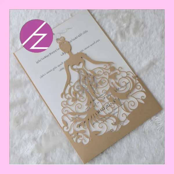 Свадебные пригласительные открытки 12 шт./лот роскошный китайский поставщик