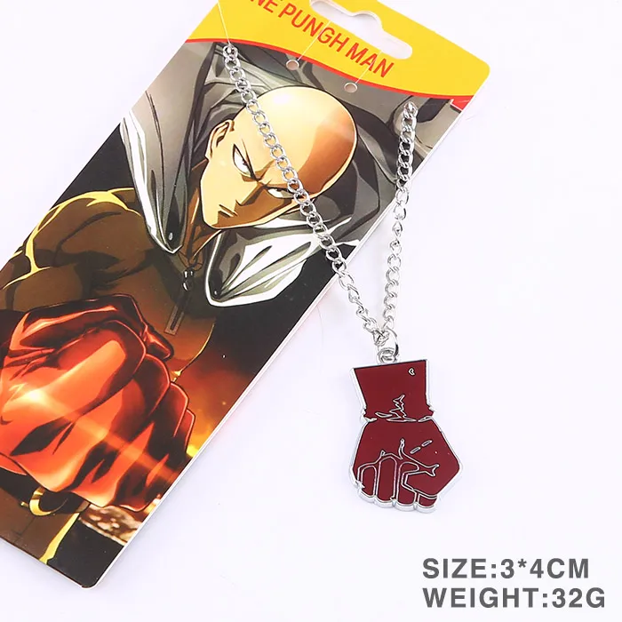 ONE PUNCH MAN Цепочки и ожерелья брелок Сайтама игрушки фигурная фигурка кукла