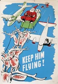 Не пропустите хорошие вещи-American Airlines 1943 WWII постер винтажный холст DIY настенные