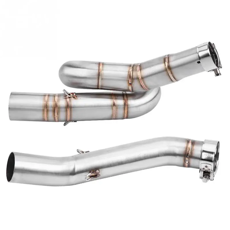 Средняя выхлопная труба мотоцикла Link подключение для Benelli BN302 TNT300 2014 2015 2016 2017 2018 из