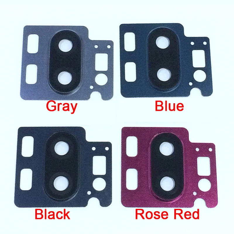 New Back Camera Lens Glass with Rear Frame Holder Housing Cover For LG G7 ThinQ Replacement Parts Tracking | Мобильные телефоны и