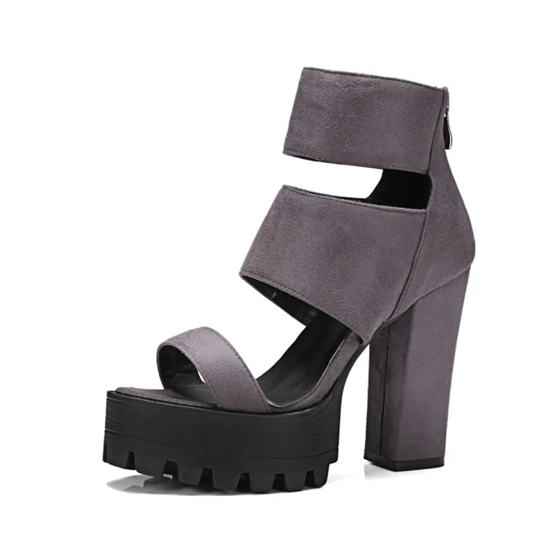 THEMOST на высоком каблуке в римском стиле сандалии водонепроницаемой платформе