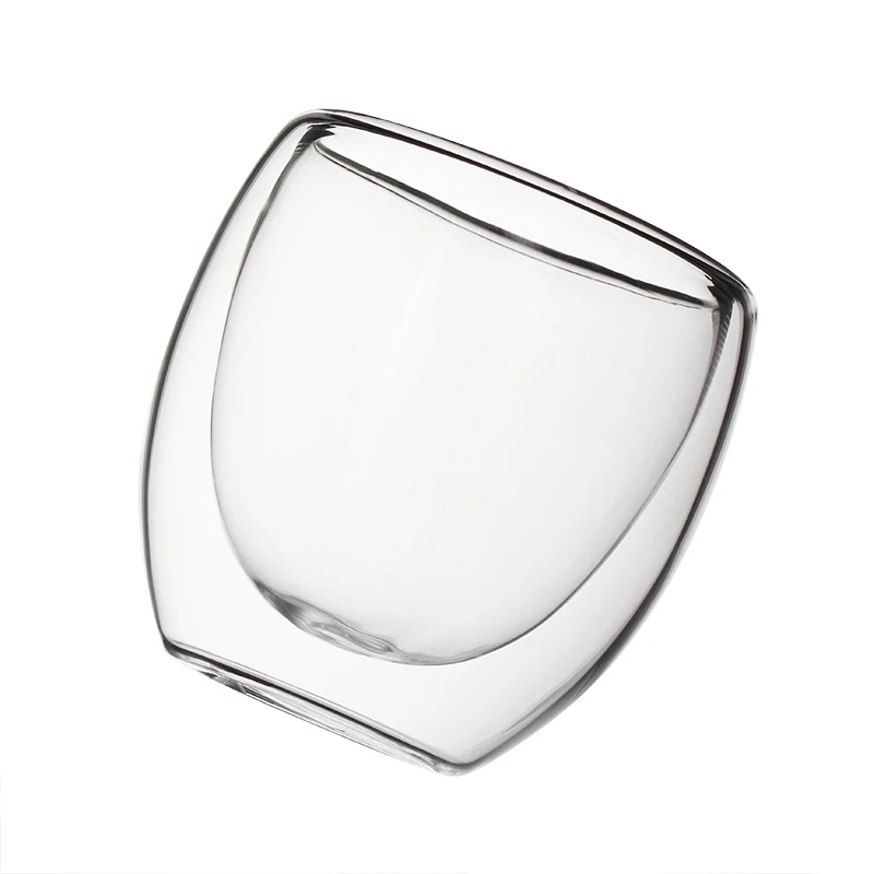 LEKOCH 1 шт. Термостойкий кофейный стакан с двойной стенкой, винный стакан, стакан для виски, пивной набор, кружка чая, прозрачная посуда для напитков.